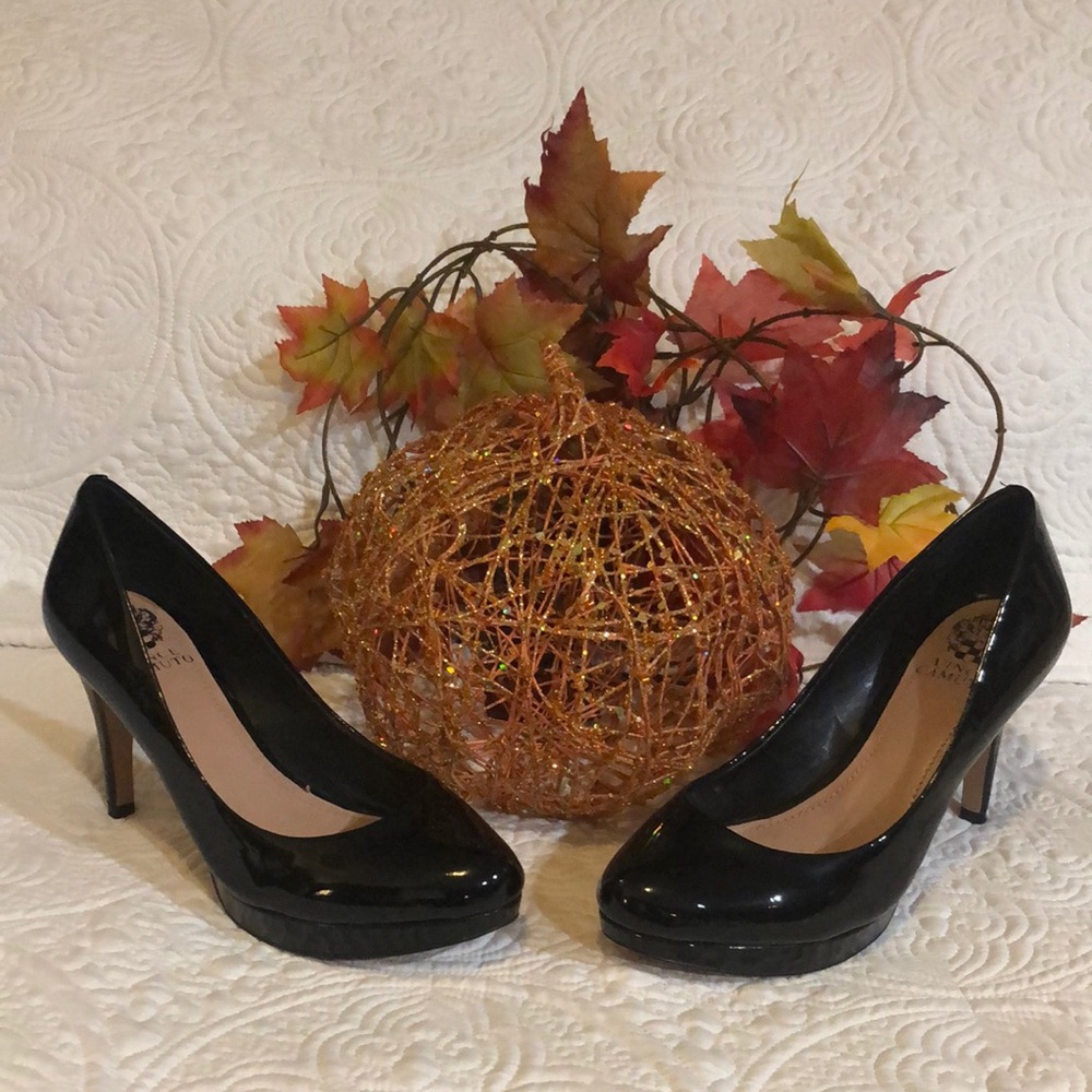 Vince Camuto patent‎ leather heels, size 7.5